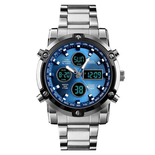 dual time sports watch